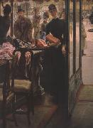 James Tissot La Demoiselle de Magasin (The Shop Girl) (nn01) Spain oil painting artist